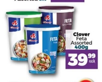 Clover Feta Assorted 400g