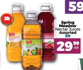 Spring Meadow Nectar Juices Assorted 3lt
