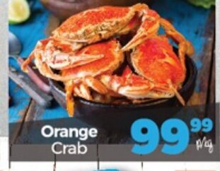 Take 'n Pay Orange Crab per kg offer