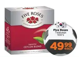 Check Star Five Roses Teabags offer
