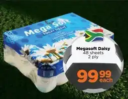 Check Star Megasoft Daisy 48 sheets 2 ply offer