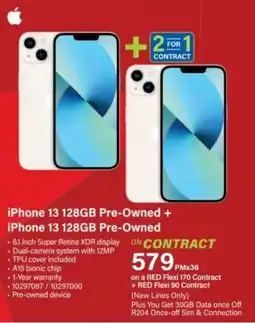 Incredible Connection iPhone 13 128GB Pre-Owned + iPhone 13 128GB Pre-Owned offer
