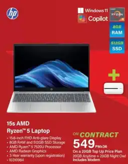 Incredible Connection Hp 15s AMD Ryzen 5 Laptop offer
