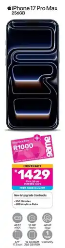 Game iPhone 17 Pro Max 256GB offer