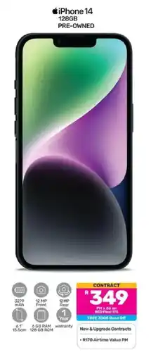 Game iPhone 14 128GB Pre-owned offer