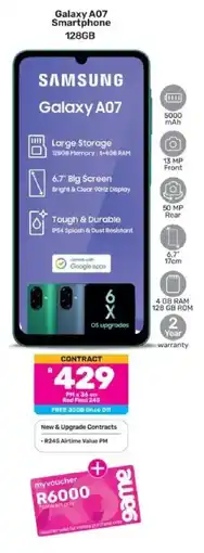 Game Samsung Galaxy A07 Smartphone 128GB offer