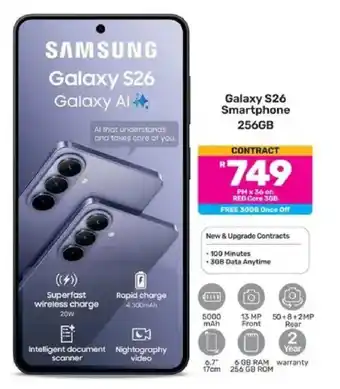 Game Samsung Galaxy S26 Smartphone 256GB offer