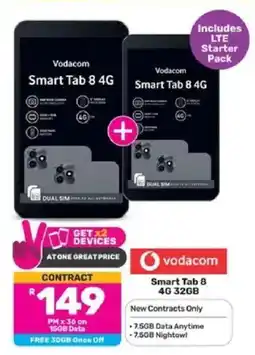 Game Vodacom Smart Tab 8 4G 32GB offer
