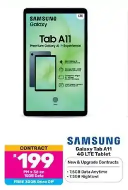 Game Samsung Galaxy Tab A11 4G LTE Tablet offer