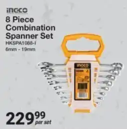 Mica Ingco 8 Piece Combination Spanner Set offer