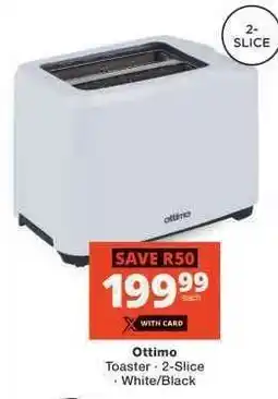 Checkers Ottimo Toaster offer