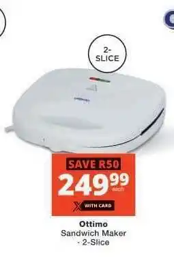Checkers OTTIMO SANDWICH MAKER offer