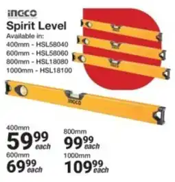 Mica Ingco Spirit Level offer