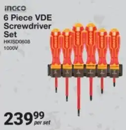 Mica Ingco 6 Piece VDE Screwdriver Set offer