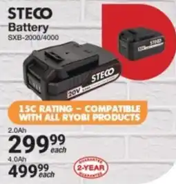 Mica Steco Battery offer