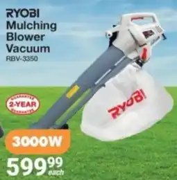 Mica Ryobi Mulching Blower Vacuum offer