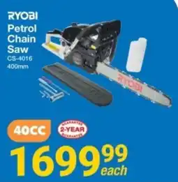 Mica Ryobi Petrol Chain Saw offer
