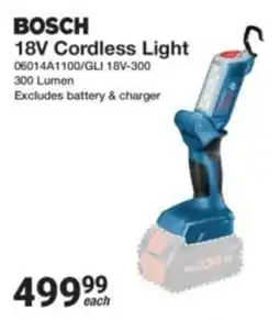 Mica Bosch 18V Cordless Light offer