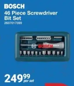 Mica Bosch 46 Piece Screwdriver Bit Set offer