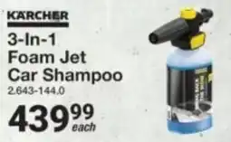 Mica Karcher 3-In-1 Foam Jet Car Shampoo offer