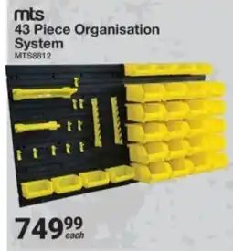 Mica Mts 43 Piece Organisation System offer