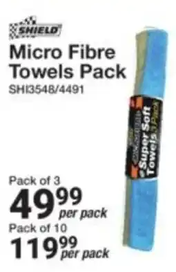 Mica Shield Micro Fibre Towels Pack offer
