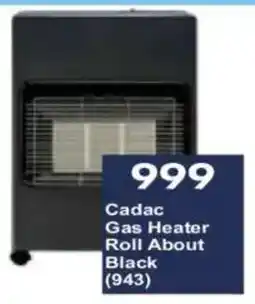 President Hyper Cadac Gas Heater Roll About Black offer