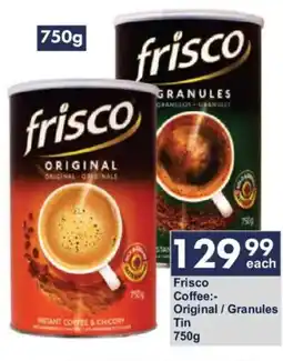 President Hyper Frisco Coffee Original/ Granules Tin offer