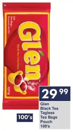 President Hyper Glen Black Tea Tagless Tea Bags Pouch offer