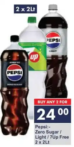 President Hyper Pepsi Zero Sugar/ Light/ 7Up Free offer