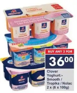 President Hyper Clover Yoghurt Smooth/ Tropika/ Nolac offer