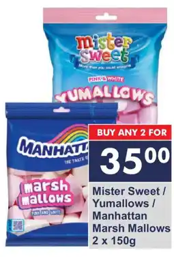 President Hyper Mister Sweet/ Yumallows/ Manhattan Marsh Mallows offer