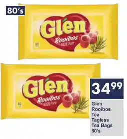President Hyper Glen Rooibos Tea Tagless Tea Bags offer
