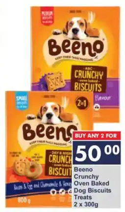 President Hyper Beeno Crunchy Oven Baked Dog Biscuits Treats offer