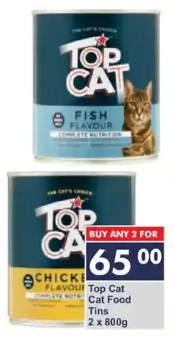 President Hyper Top Cat Cat Food Tins offer