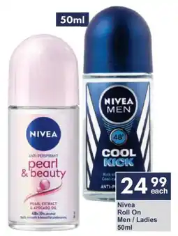 President Hyper Nivea Roll On Men/ Ladies offer
