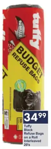 President Hyper Tuffy Black Refuse Bags on a Roll Interleaved offer