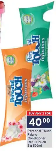 President Hyper Personal Touch Fabric Conditioner Refill Pouch offer