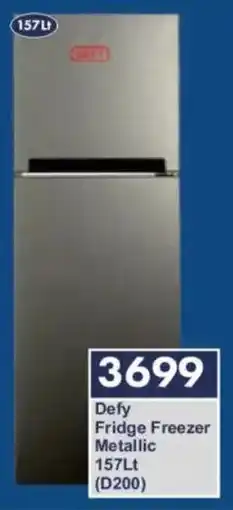 President Hyper Defy Fridge Freezer Metallic offer