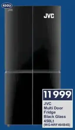 President Hyper JVC Multi Door Fridge Black Glass offer