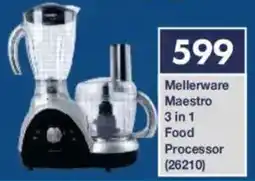 President Hyper Mellerware Maestro 3 in 1 Food Processor offer