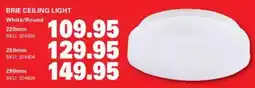 Cashbuild Brie ceiling light white/ round offer