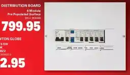 Cashbuild Distribution Board 9 Module Pre Populated Surface offer