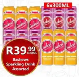 Take 'n Pay Bashews Sparkling Drink Assorted offer