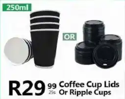 Take 'n Pay Coffee Cup Lids Or Ripple Cups offer
