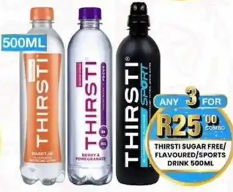 Take 'n Pay Thirsti sugar free/ flavoured/ sports drink offer
