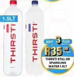 Take 'n Pay Thirsti still or sparkling water offer