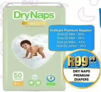 Take 'n Pay Dry naps premium diapers offer