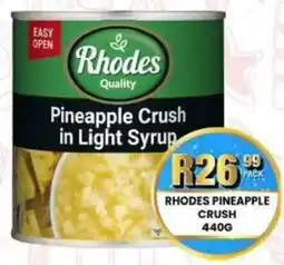 Take 'n Pay Rhodes Pineapple Crush in Light Syrup offer