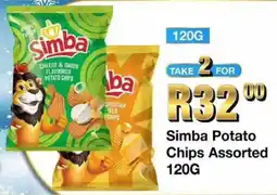 Take 'n Pay Simba Potato Chips Assorted offer